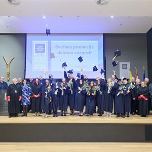 Prva promocija doktora znanosti Hrvatskog katoličkog sveučilišta